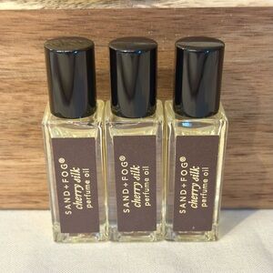 Sand + Fog Cherry Silk 3x Scented Oil Roller Viral .17 oz/ea NWOB Hard To Find